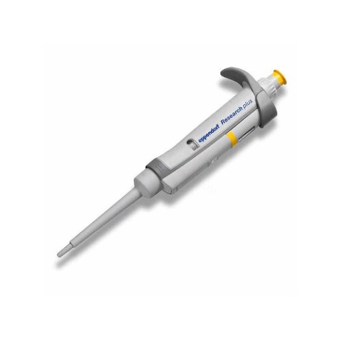 Research plus 单道可调量程移液器 20-200ul 黄色 含吸头 新货号3123000055-老货号3120000054 新老货号随机发货 - Eppendorf/艾本德