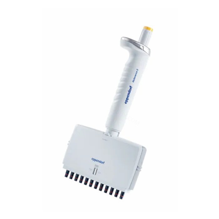 Eppendorf Reference 2 12道可调量程移液器 30-300ul 桔黄色 新货号4926000069-老货号4922000064 新老货号随机发货 - Eppendorf/艾本德