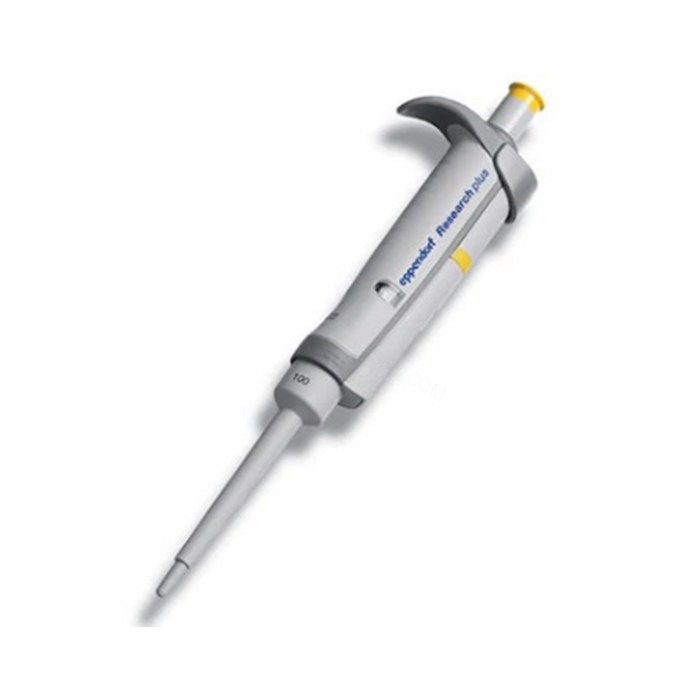Research plus 单道固定量程移液器 100ul 黄色 新货号3124000075-老货号3121000074 新老货号随机发货 - Eppendorf/艾本德