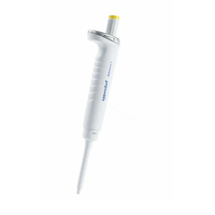 Eppendorf Reference 2 单道可调量程移液器 20-200ul 黄色 含epT.I.P.S.盒装吸头 新货号4924000061-老货号4920000067 新老货号随机发货 - Eppendorf/艾本德