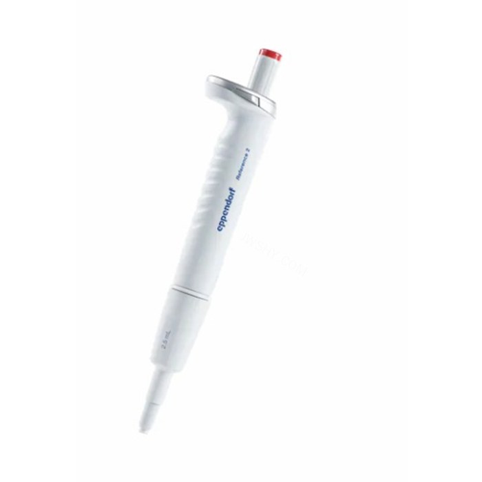 Eppendorf Reference 2 单道可调量程移液器 0.25-2.5ml 红色 含袋装吸头 新货号49240…