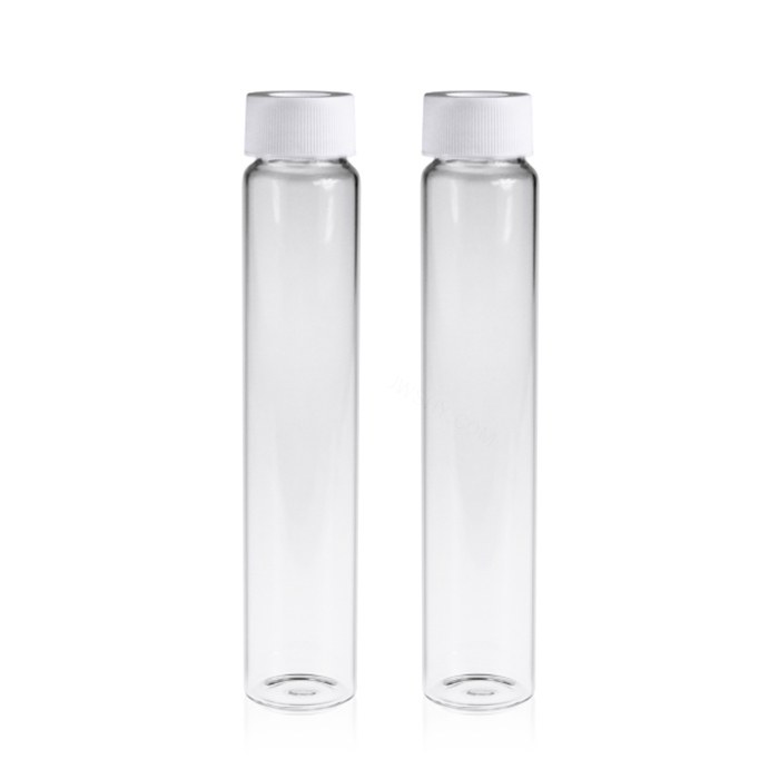 TOC样品瓶套装: 60mL透明样品瓶 24-400螺口&amp;白色开孔盖 本色PTFE/白色硅胶垫(TOC<1…