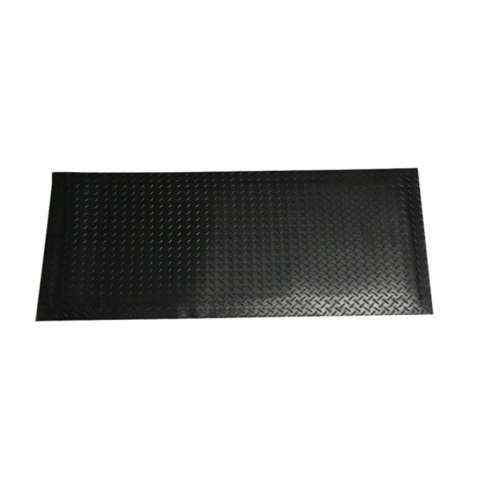 工业警示防滑地垫 加厚耐压耐磨发泡PVC 黑色 90×150cm - 安赛瑞/Safeware