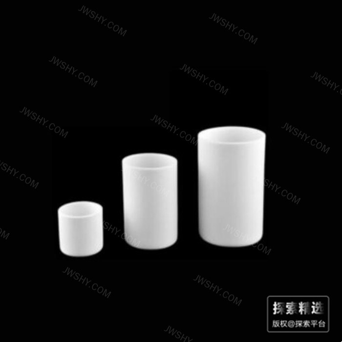圆柱形刚玉坩埚 0.5ml 外径×高度：20×4mm 耐温1600℃ 氧化铝含量≥99.5% - 玖梧精选