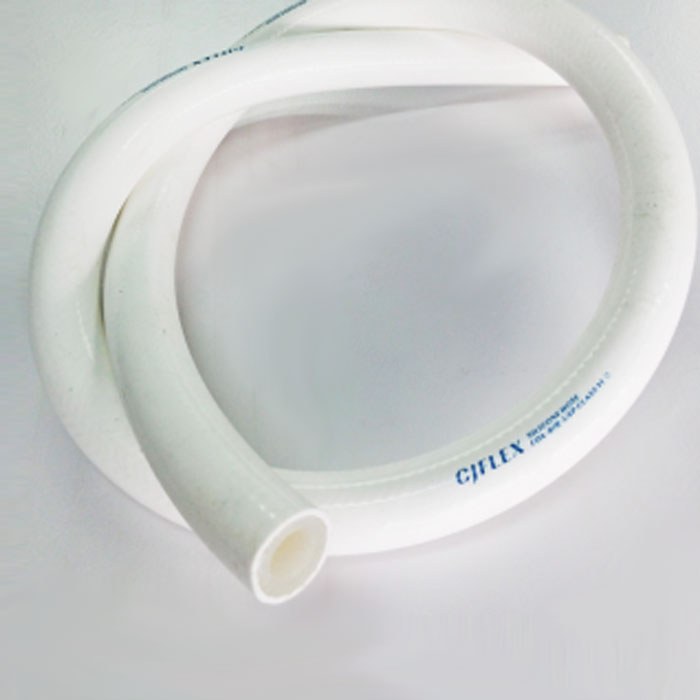 铂金硫化双层硅胶管 PDF 内径×外径:6.4×16mm 口径1/4英寸 白色(可定制) - CJFLEX/西杰