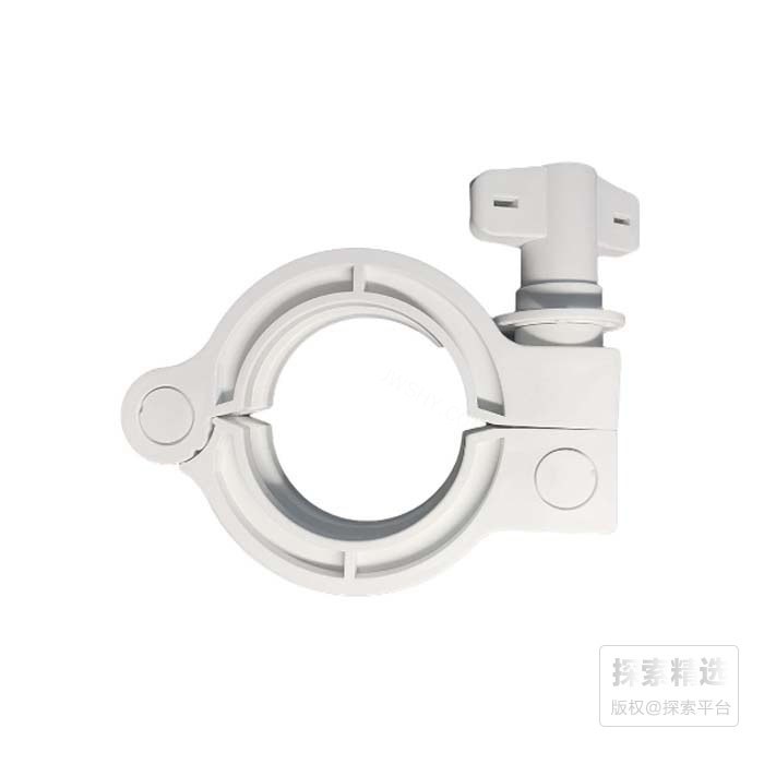 生物制药专用塑料卡箍 TC25 口径1/2-3/4英寸 白色