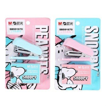 史努比迷你型订书机套装（适配24/6针） - 晨光