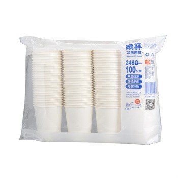 一次性经济白纸杯 250ml - 晨光