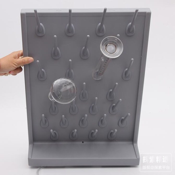 PP沥水架 单面 52孔 深灰色 免钉 700&times;550&times;120mm