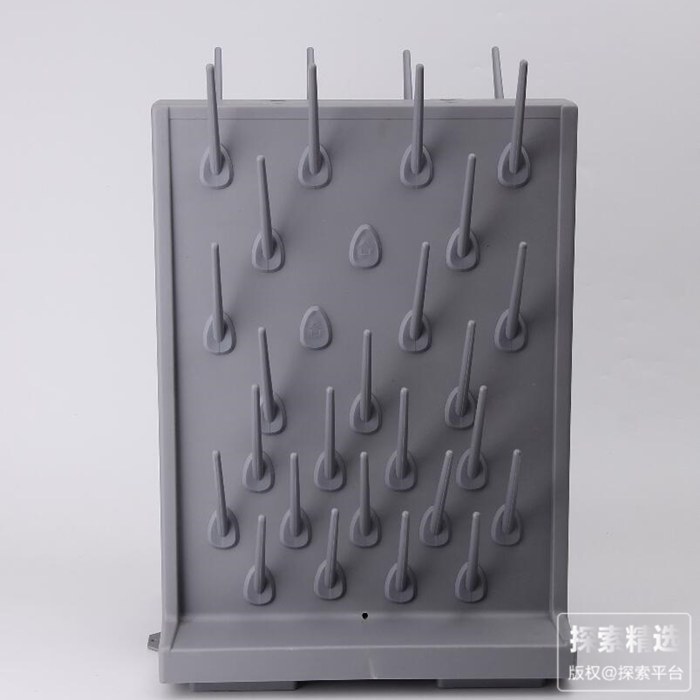 PP沥水架 双面 54孔 浅灰色 立式 550&times;400&times;120mm