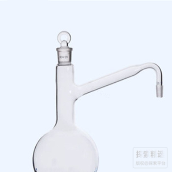 蒸馏器弯管平底烧瓶 14/23 1000ml