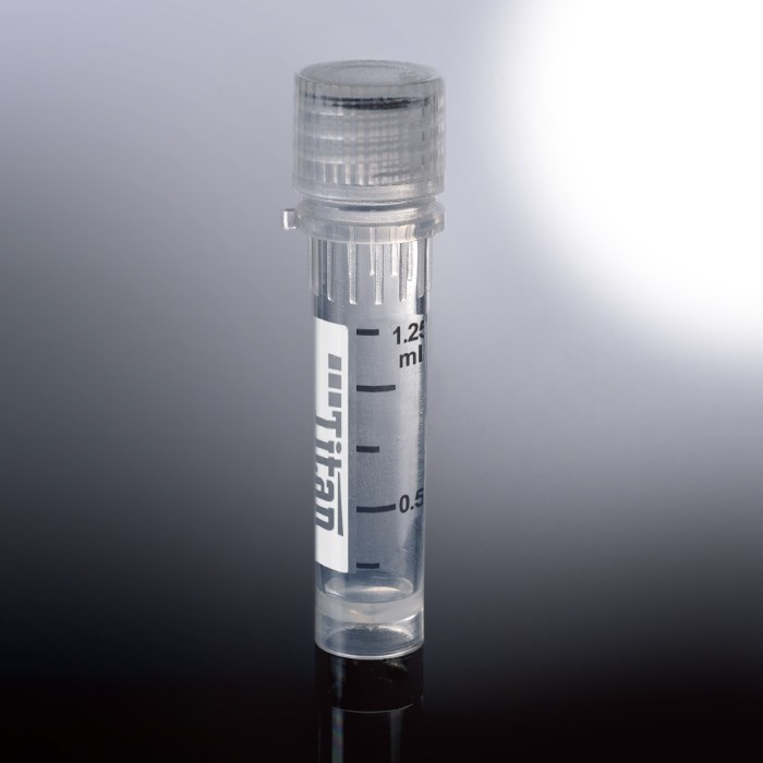外旋冻存管&nbsp;2.0ml&nbsp;无色盖&nbsp;可放超低温冰箱&nbsp;双色印刷 耐受温度：-86℃到1…