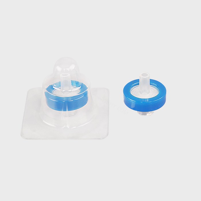 灭菌针头式滤器 单膜款 亲水性 醋酸纤维（CA) 孔径0.22um 直径13mm 独立包装