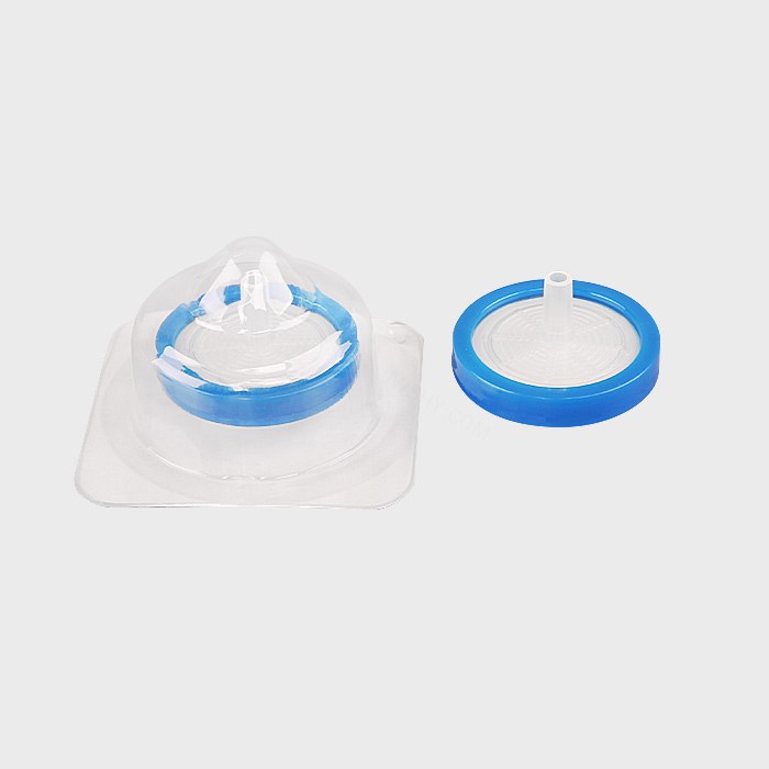 灭菌针头式滤器 单膜款 亲水性 醋酸纤维（CA) 孔径0.45um 直径25mm 独立包装