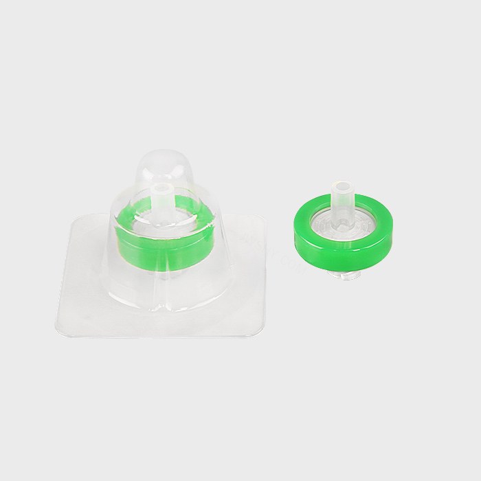灭菌针头式滤器 双膜款 亲水性 聚醚砜(PES) 孔径0.45um 直径13mm 独立包装