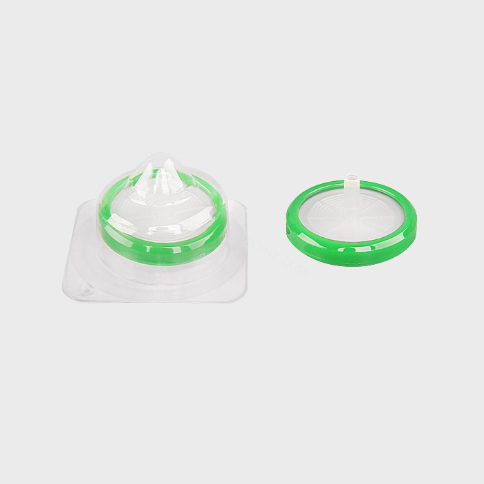 灭菌针头式滤器 双膜款 亲水性 聚醚砜(PES) 孔径0.1um 直径33mm 独立包装