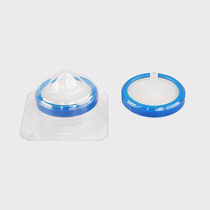灭菌针头式滤器 双膜款 亲水性 醋酸纤维（CA) 孔径0.22um 直径33mm 独立包装