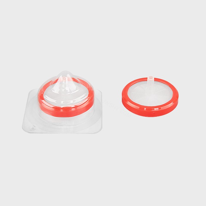 灭菌针头式滤器 双膜款 亲水性 聚四氟乙烯（PTFE) 孔径0.22um 直径33mm 独立包装