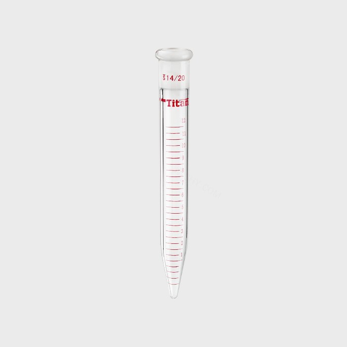 带刻度蒸馏接收管 12ml 磨口：14/20 特优级