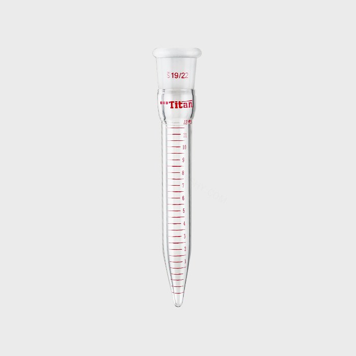 带刻度蒸馏接收管 12ml 磨口：19/22 特优级