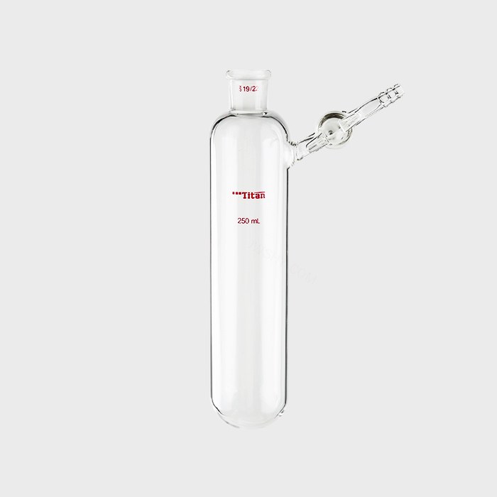 反应管 具2mm玻璃节门 磨口：19/22 250ml 特优级