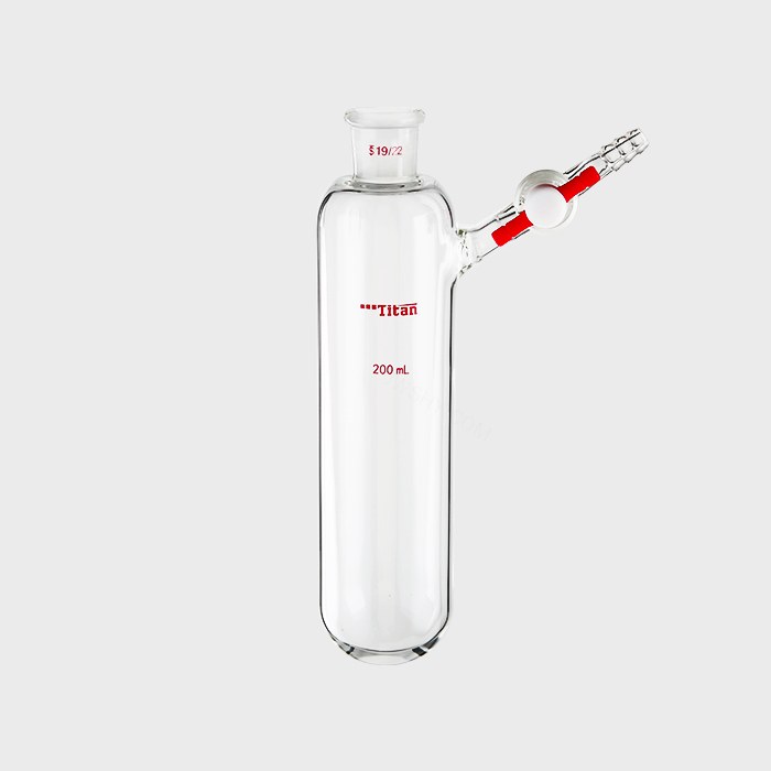 反应管 具2mm四氟节门 磨口：19/22 200ml 特优级