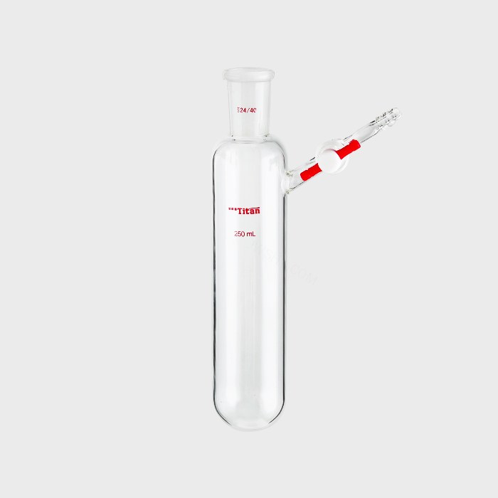 反应管 具2mm四氟节门 磨口：24/40 250ml 特优级