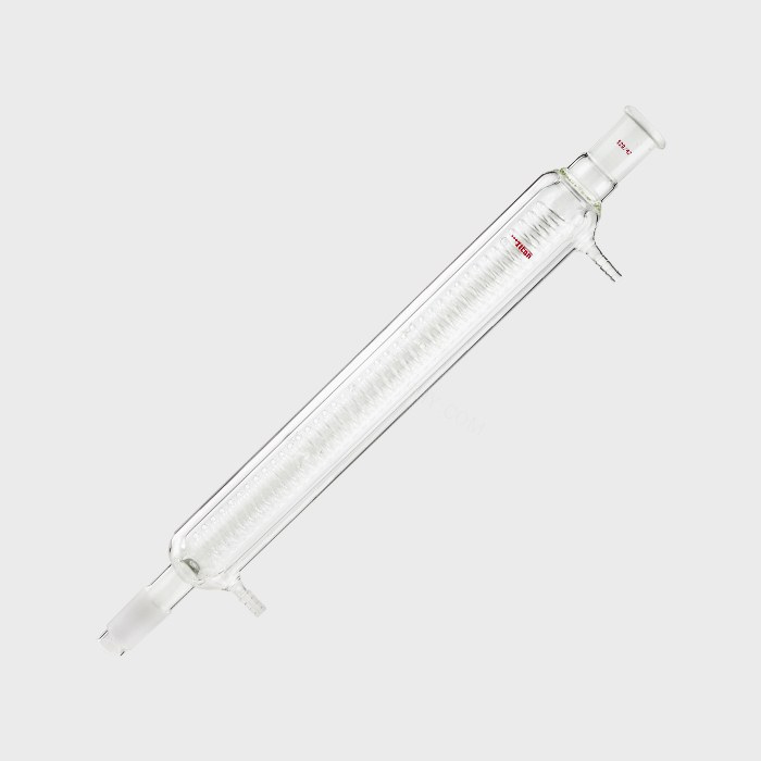 具夹层蛇型冷凝器 磨口：29/42 冷凝部分长度：400mm 小咀外径：10mm 特优级