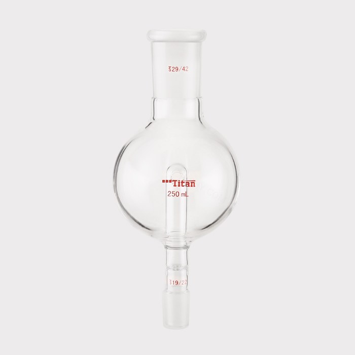 具孔玻板防溅球 上磨口：29/42，下磨口：19/22，250ml 特优级 - ACESUN艾斯琳