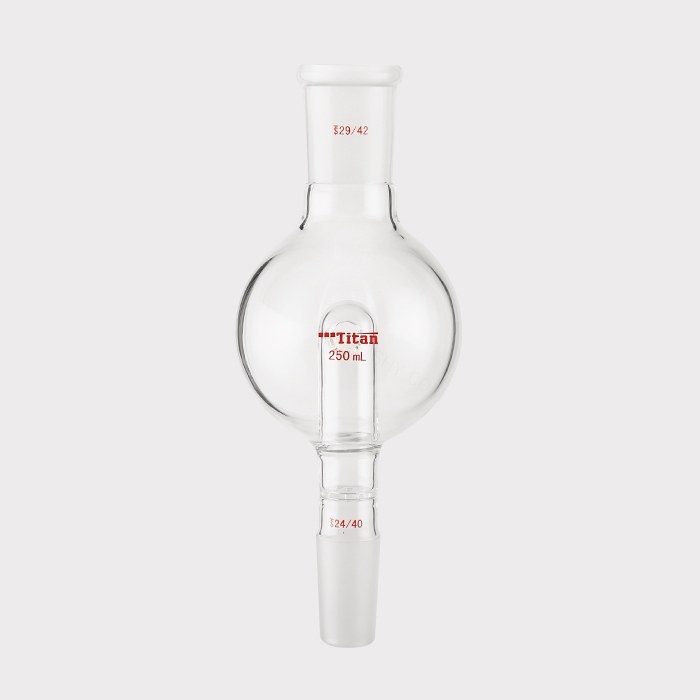具孔玻板防溅球 上磨口：29/42，下磨口：24/40，250ml 特优级