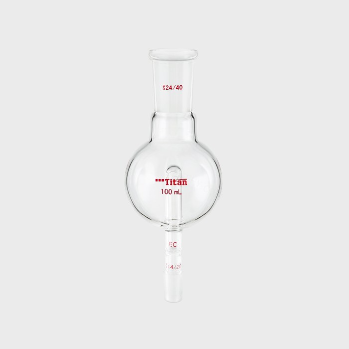 具砂板及回流孔的防溅球 G1砂板 上磨口：24/40 下磨口：14/20 100ml 特优级