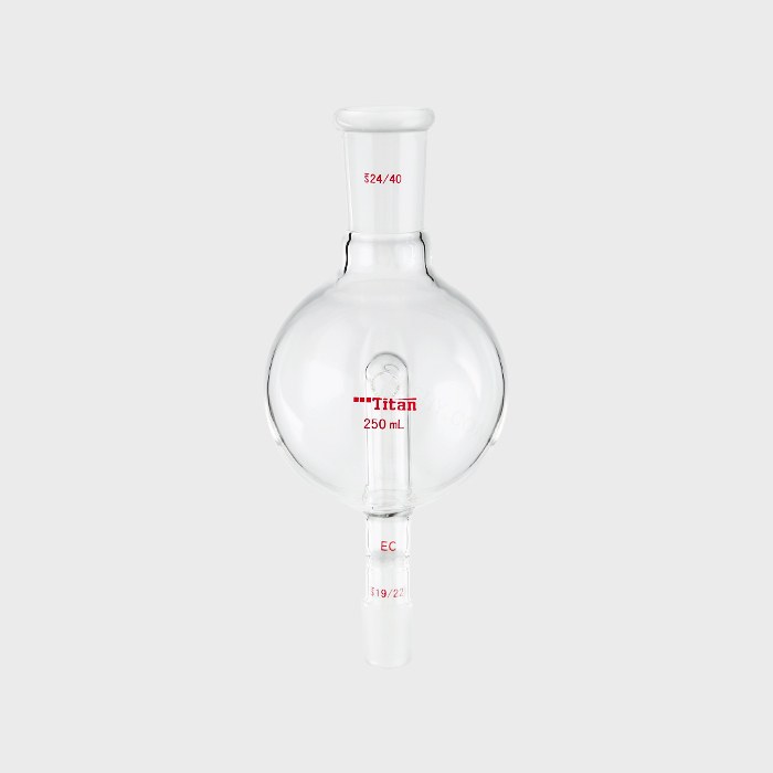 具砂板及回流孔的防溅球 G1砂板 上磨口：24/40 下磨口：19/22 250ml 特优级