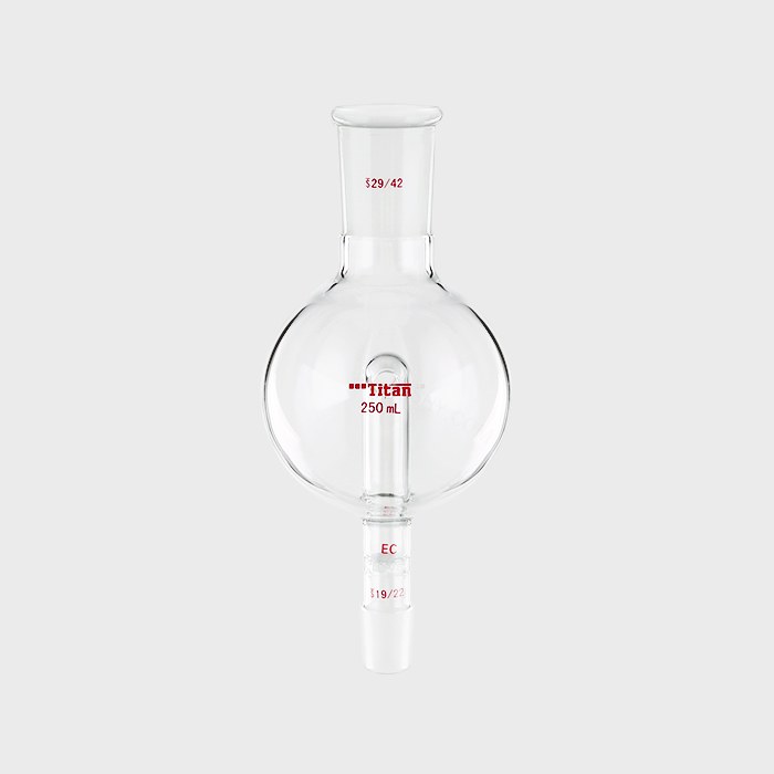 具砂板及回流孔的防溅球 G1砂板 上磨口：29/42 下磨口：19/22 250ml 特优级