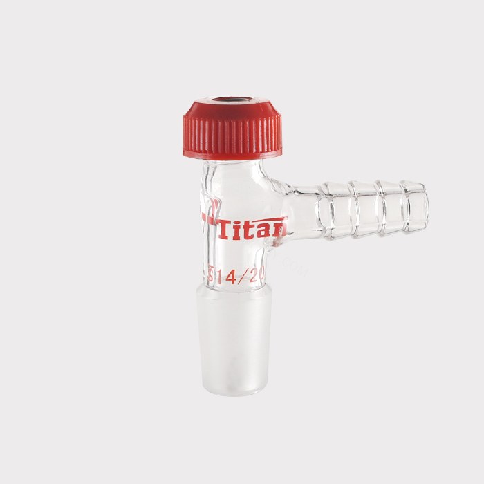 具小咀接口可调式温度计接头 小咀外径：10mm，磨口：14/20 特优级