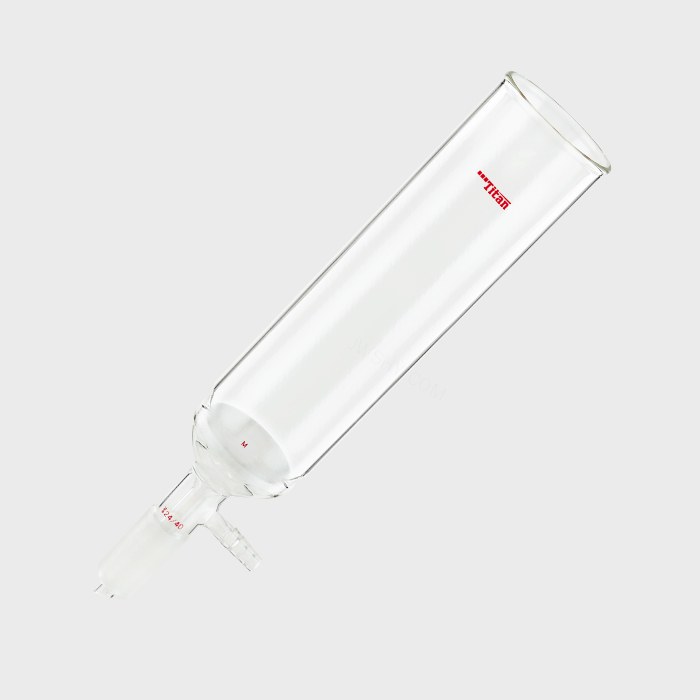 具小咀砂板减压层析柱 G3砂板 外径：60mm 长度：200mm 24/40 特优级