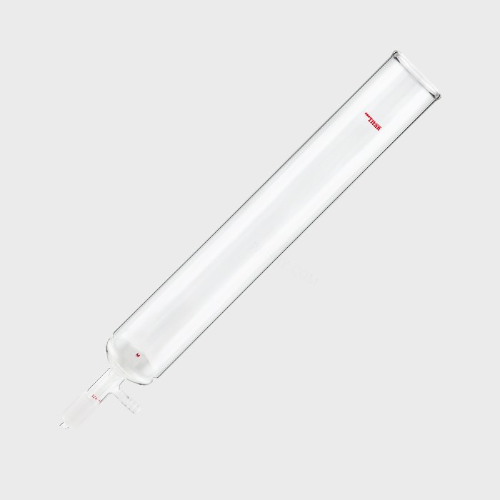 具小咀砂板减压层析柱 G3砂板 外径：60mm 长度：400mm 24/40 特优级