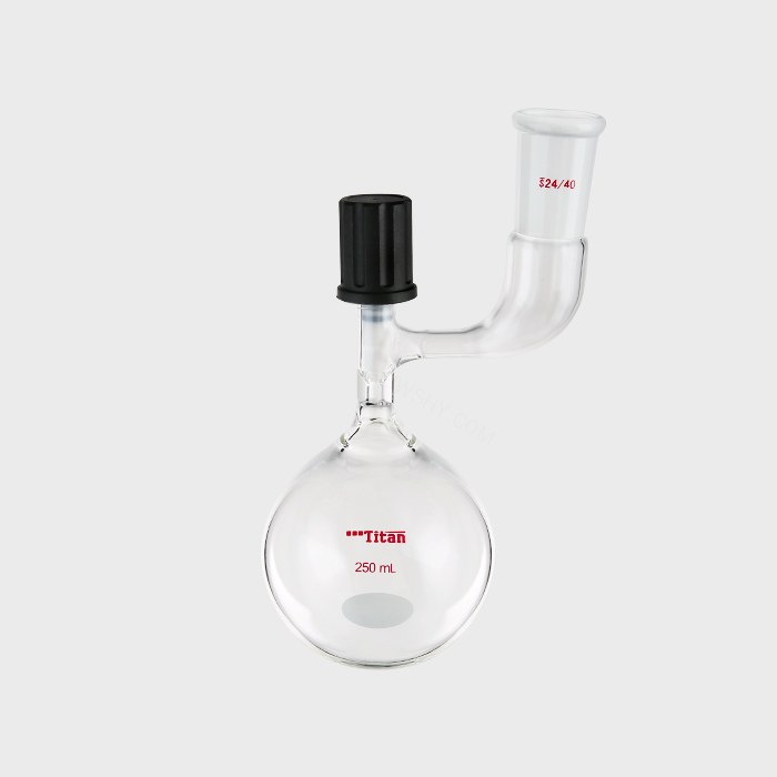 溶剂存储球瓶 磨口：24/40 高真空阀：0-4mm 250ml 特优级