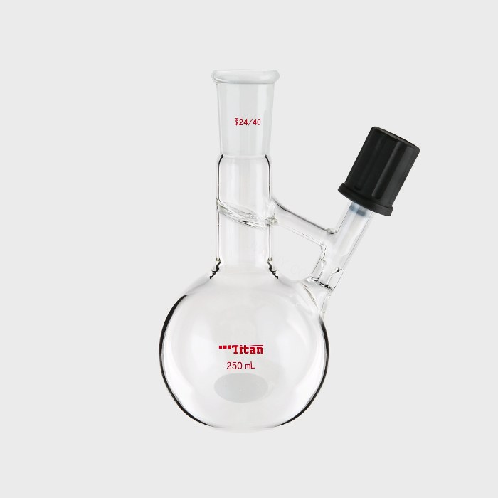 溶剂存储转移球瓶 磨口：24/40 高真空阀：0-4mm 250ml 特优级