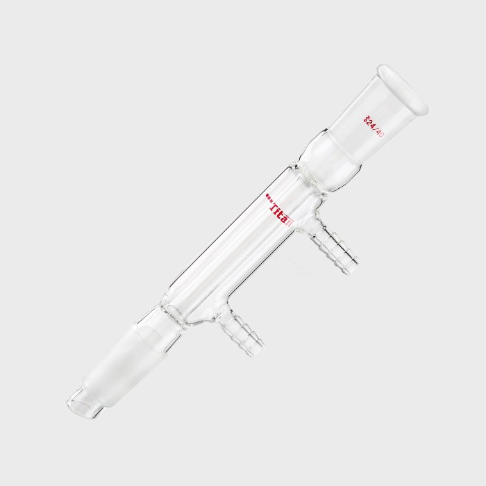 直型冷凝器 磨口：24/40 有效长度：100mm 小咀外径：10mm 特优级