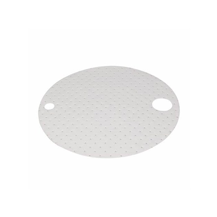 油类专用油桶垫 材质：熔喷聚丙烯（MBPP） 白色 直径55cm 留有空洞