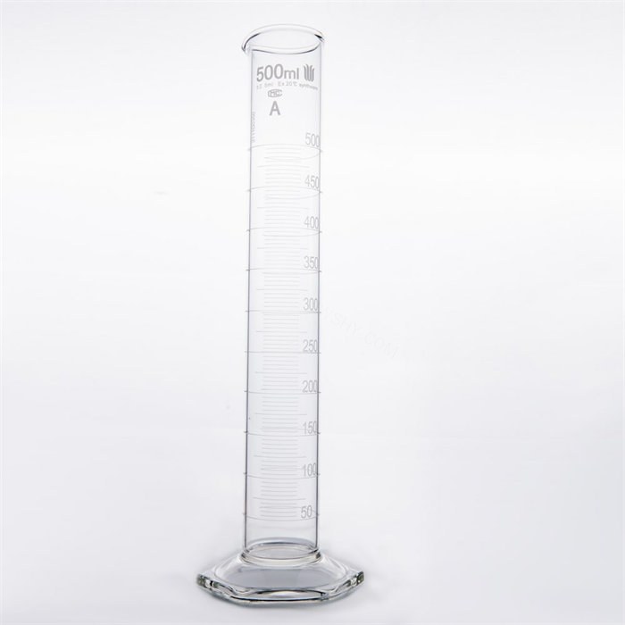 六角底座量筒 100 mL