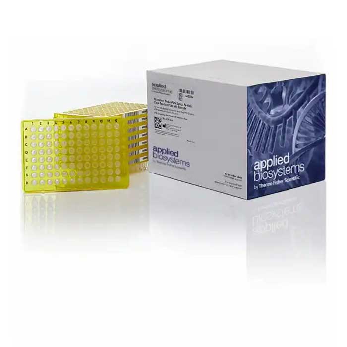 MicroAmp EnduraPlate 光学 96孔 Fast 黄色反应板 0.1ml 半裙边（带条形码）