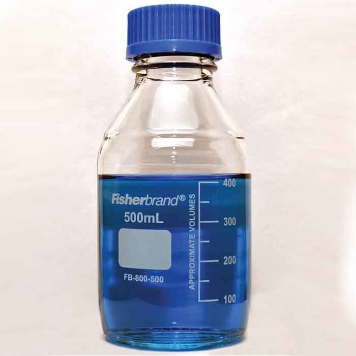 500ml 蓝盖试剂瓶 硼硅酸3.3玻璃 GL 45螺口 - Fisherbrand