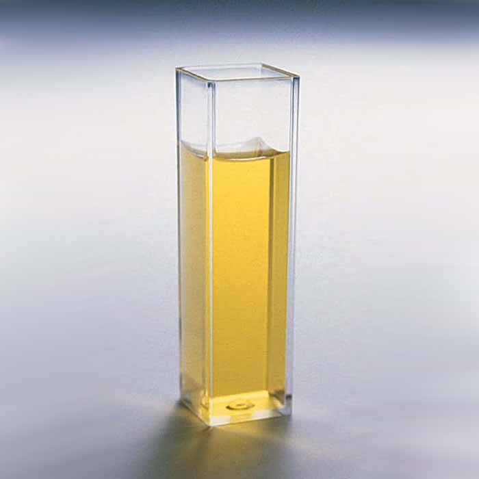 4.5ml 一次性塑料比色皿 西面透明型 聚苯乙烯