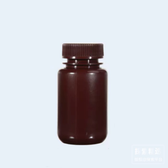 PP塑料广口塑料瓶 棕色 30ml