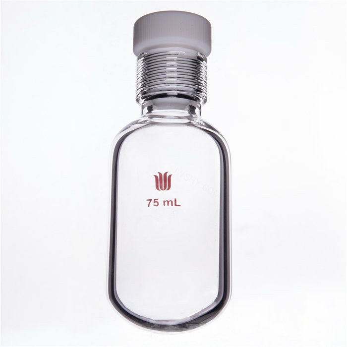 厚壁耐压瓶,四氟全包O型圈,容量：75ml,15# - 欣维尔