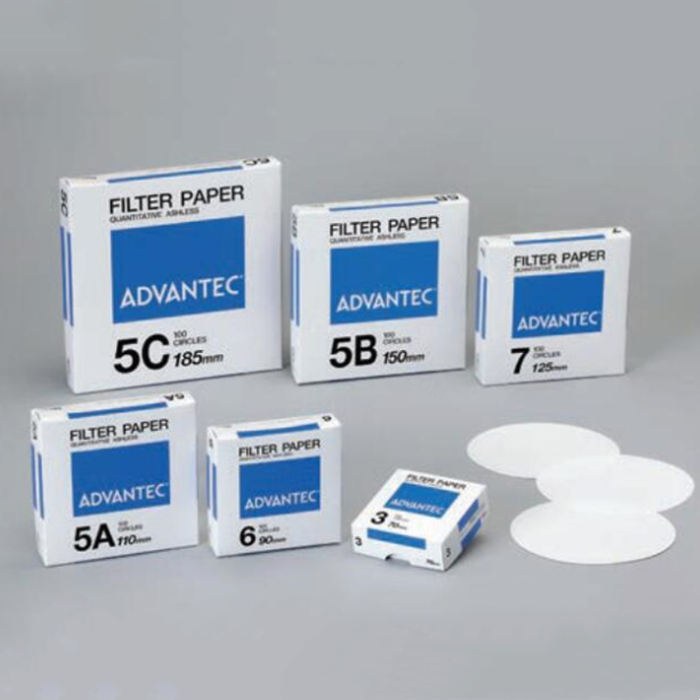 定量滤纸 NO.5A系列 70mm 快速 用于大型沉淀物过滤 - Advantec/东洋