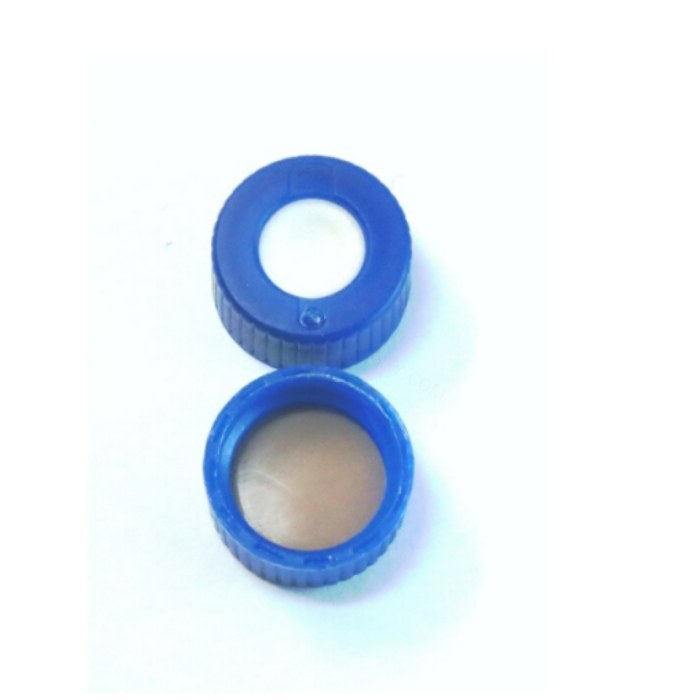 瓶盖 AVCS 螺口 9mm 蓝色PP 红色硅胶/乳白色PTFE - Thermo Fisher