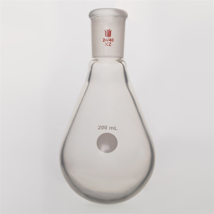 镀膜,旋蒸用厚壁茄型瓶,高强度,磨口:24/40,200ml - 欣维尔
