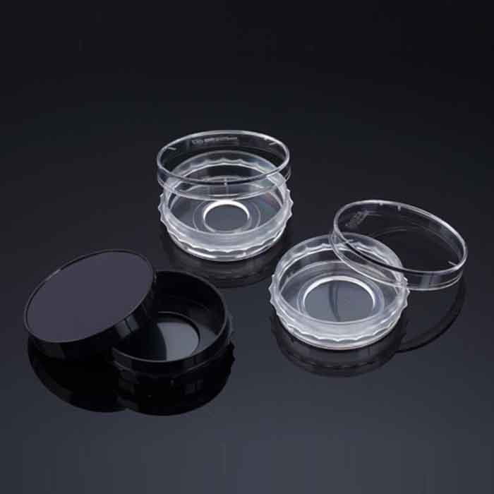 共聚焦培养皿 PS/玻璃 透明 13mm 共焦区域1.33cm2 无菌 - SPL Life Sciences